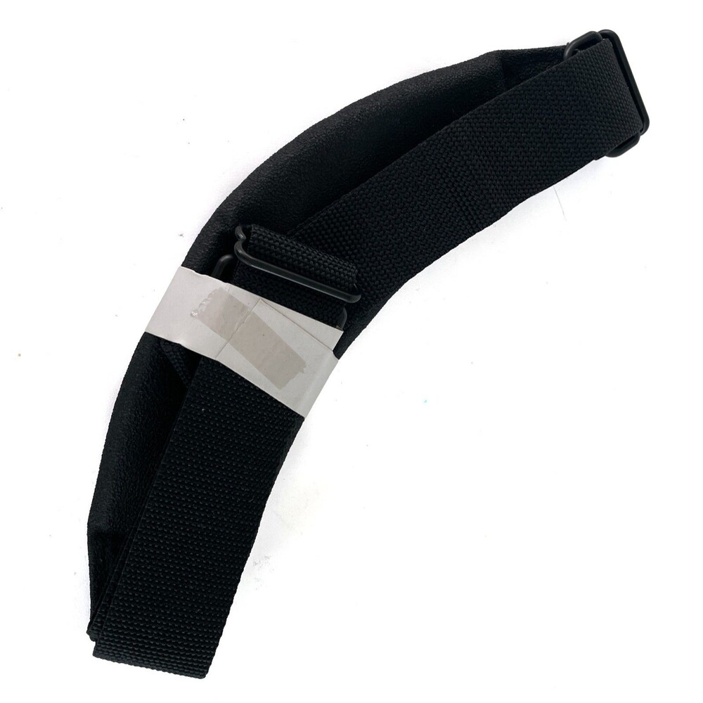 NEW LL Bean Black Replacement Padded Shoulder Strap w/Metal Hooks for Duffel Bag